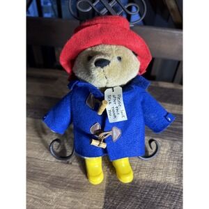 Yottoy Paddington Bear 10" Plush Stuffed Animal Toy Blue Coat Yellow Boots